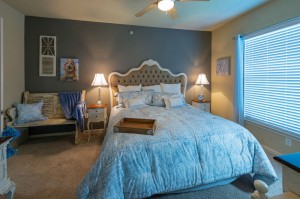 Two Bedroom Apartments for Rent in Conroe, TX - Model Bedroom